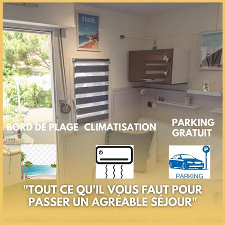 Agreable Studio Les Pieds Dans L'Eau Le Barcares Exterior photo